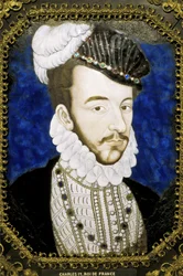 Museo di Metz - Smalto di Limoges del XVI secolo - rappresentante Re Carlo IX